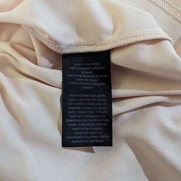 Tommy Hilfiger sleeveless ruffle collar Pastel Paisley Summer Shift Dress L - Picture 12 of 12